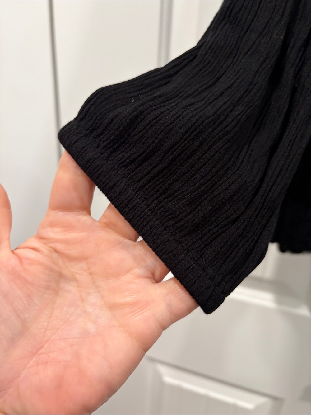 Lapis Black Floral Lace Top - Picture 3 of 6